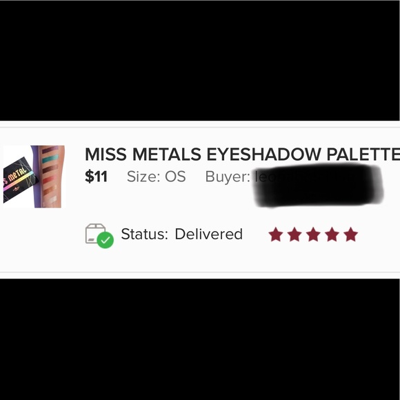 MISS METALS EYESHADOW PALETTE - Picture 4 of 5